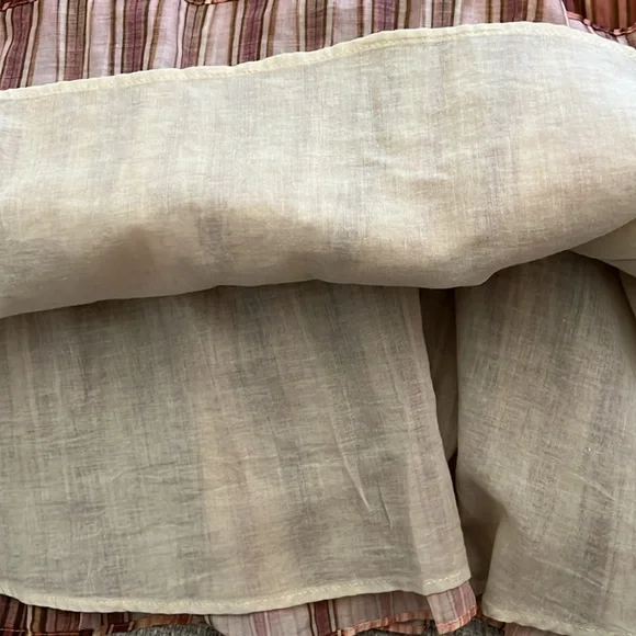 SAMANTHA TREACY Striped Deep V-neck Cocktail Dress - Picture 9 of 12